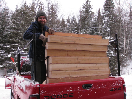 loaded into the truck